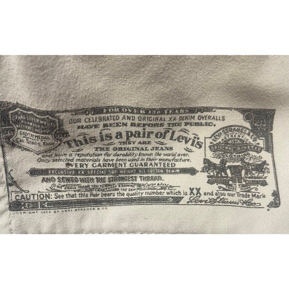 Levi 501 XX Men's 42x32 2006 Blue Denim Button Fly Jeans - Picture 7 of 14